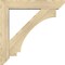 Ekena Millwork Imperial Slat Rough Sawn Bracket w/ Offset Brace, Douglas Fir, 6"W x 30"D x 30"H BKT0604X30X30IMP06RDF - alternate 3